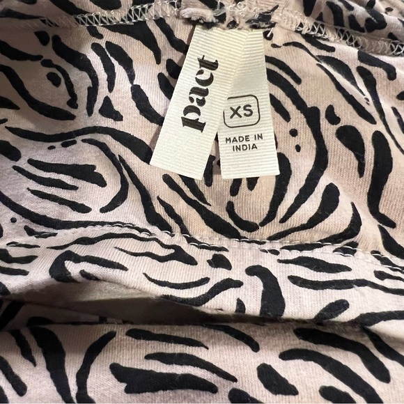 Pact Windswept Oat Fit and Flare Midi Dress size X Small - Picture 8 of 13